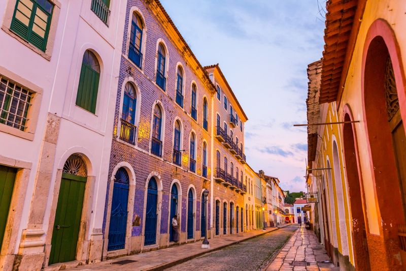 Casarões do centro histórico de são luis
